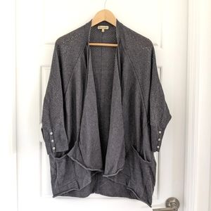 Democracy Women's Minimalist Transitional Open Cardigan with‎ Open Knit Design